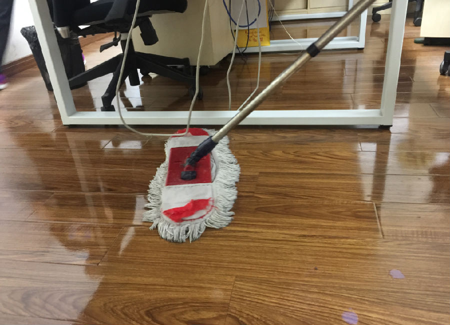 仙游县木地板保洁案例